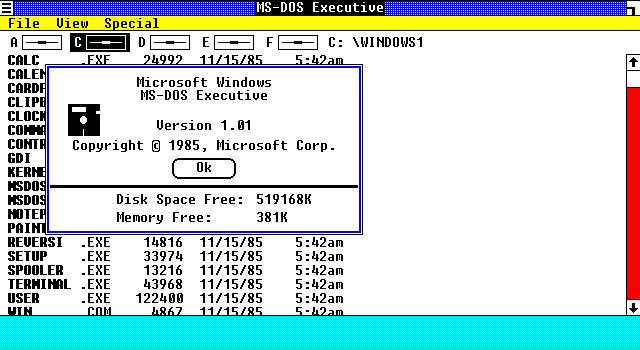 history of dos